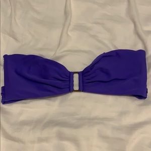 Purple bathing suit top